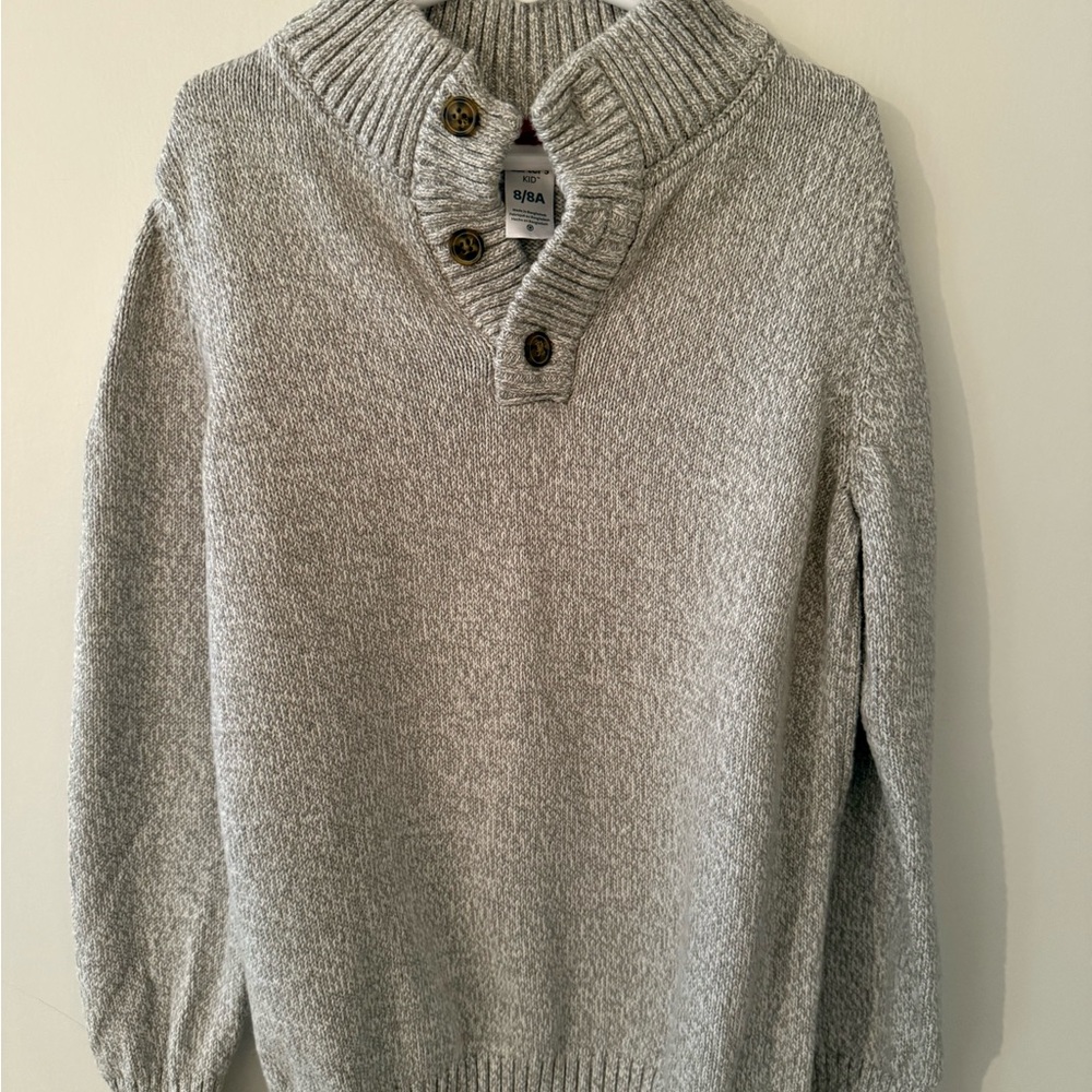 Carter's Heather Gray Knit Sweater